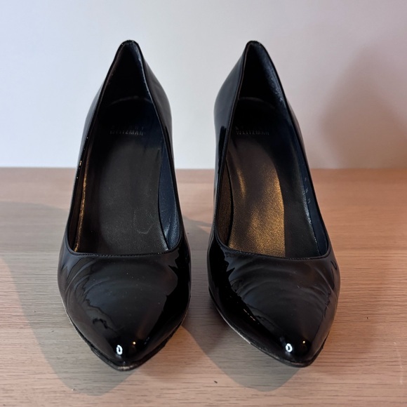 Stuart Weitzman Black Patent Pointed Heels - Picture 2 of 9